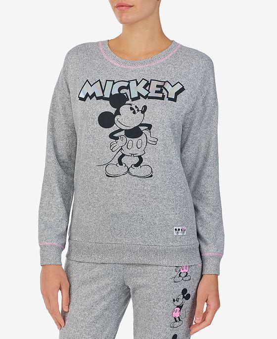 Mickey Mouse Knit Crewneck Pajama Sweatshirt