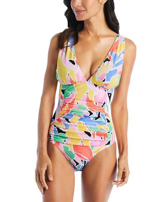 Women's Palm Beach Ruched One-Piece Swimsuit
