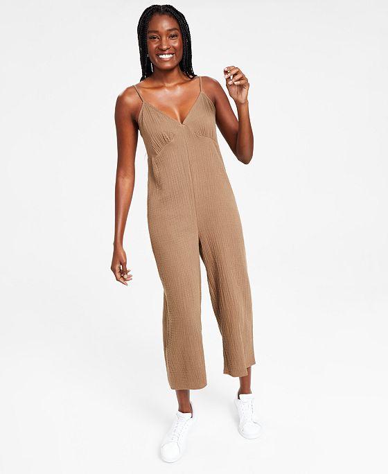 Style Not Size Missy Solid Jumpsuit, Created for Macy's